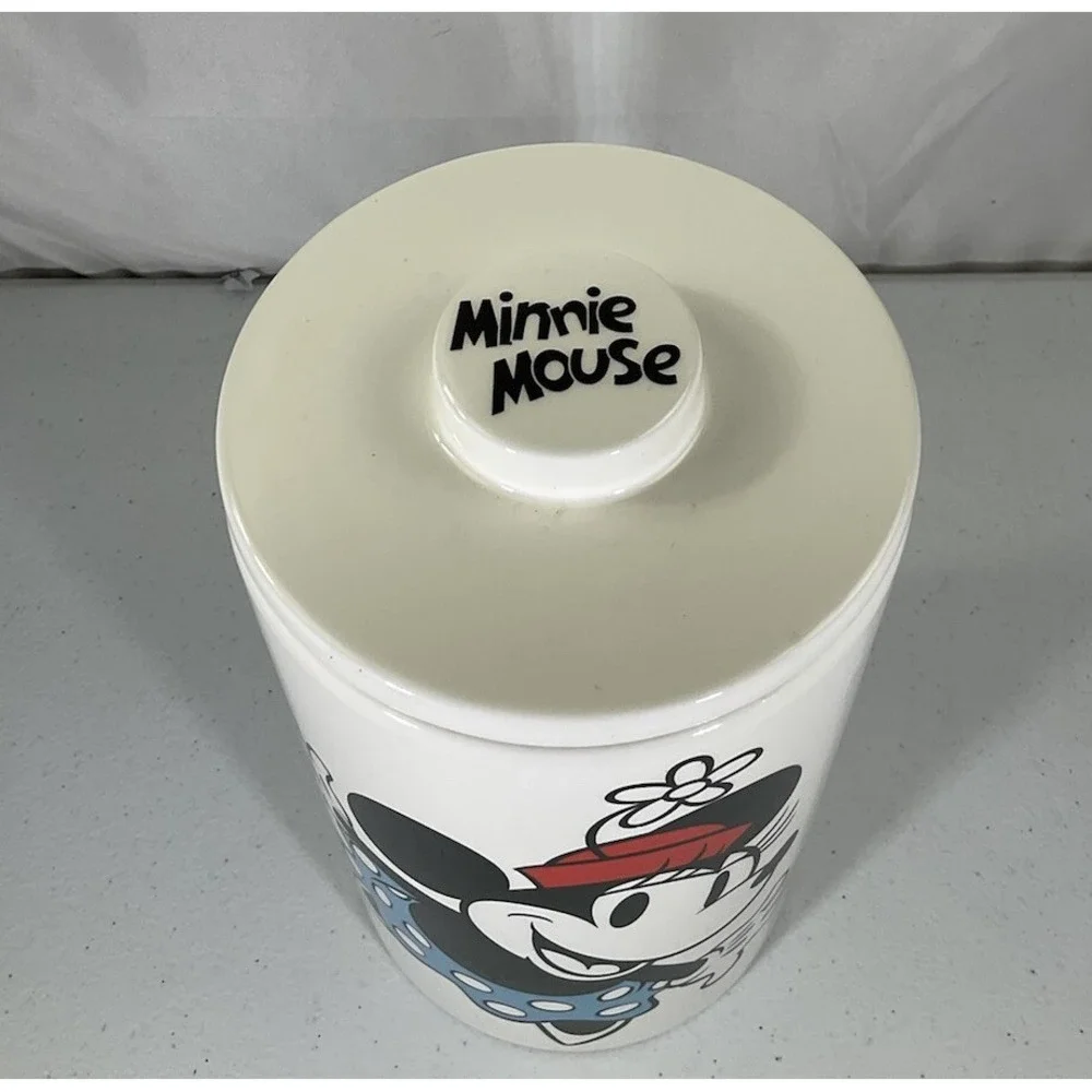 Disney Minnie Mouse Large Candy Treat Cookie Jar Canister Classic